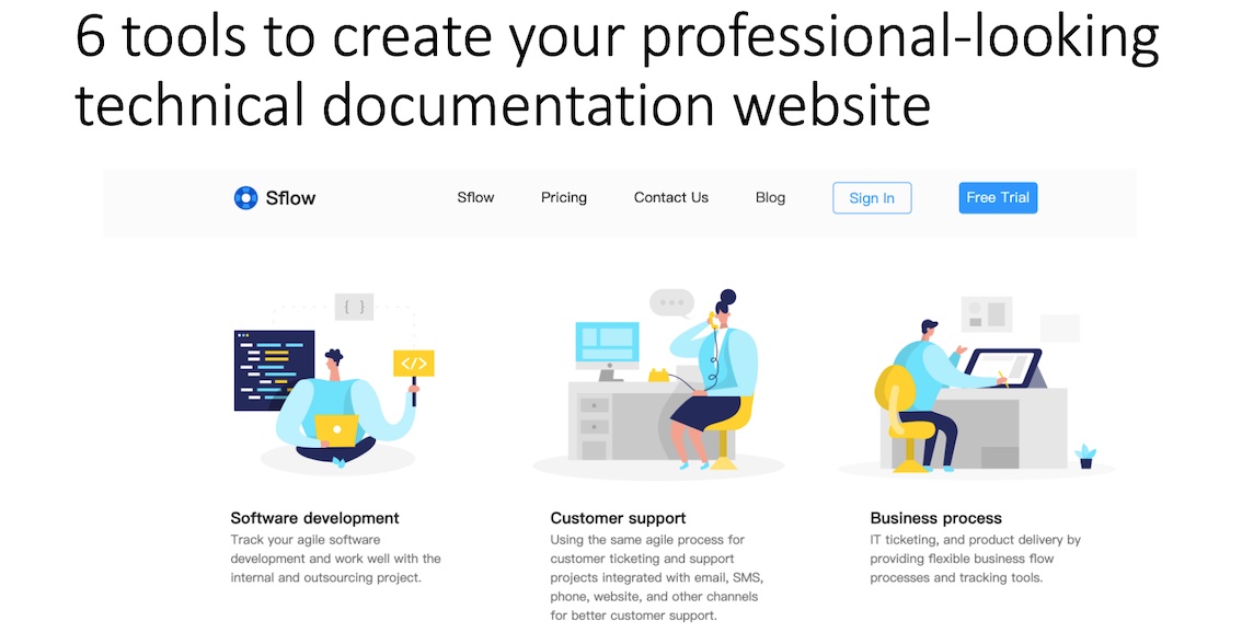 Sflow 6 Tools for Creating a Professional Technical Documentation site