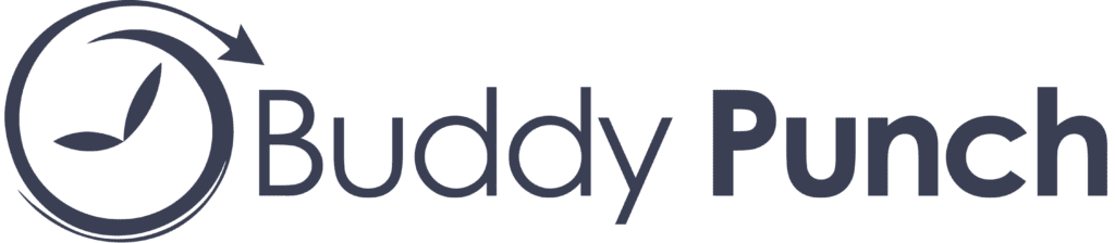 Image of Buddy Punch, logo, benifits, gps, facial recognition, reports