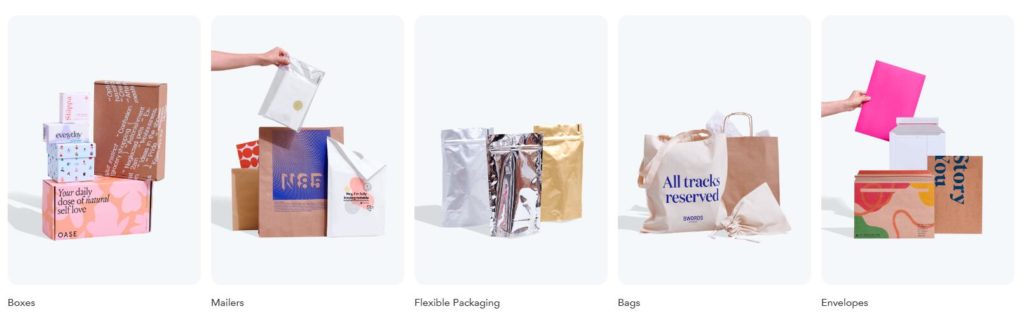 Packhelp的形象，标志，定制包装，在线设计，业务